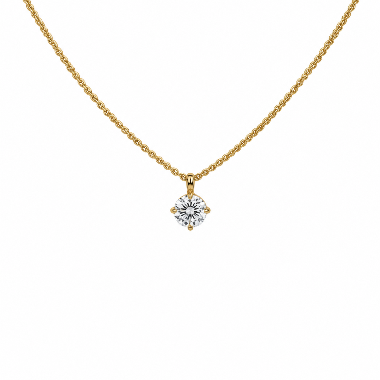 Fiona Solitaire Necklace
