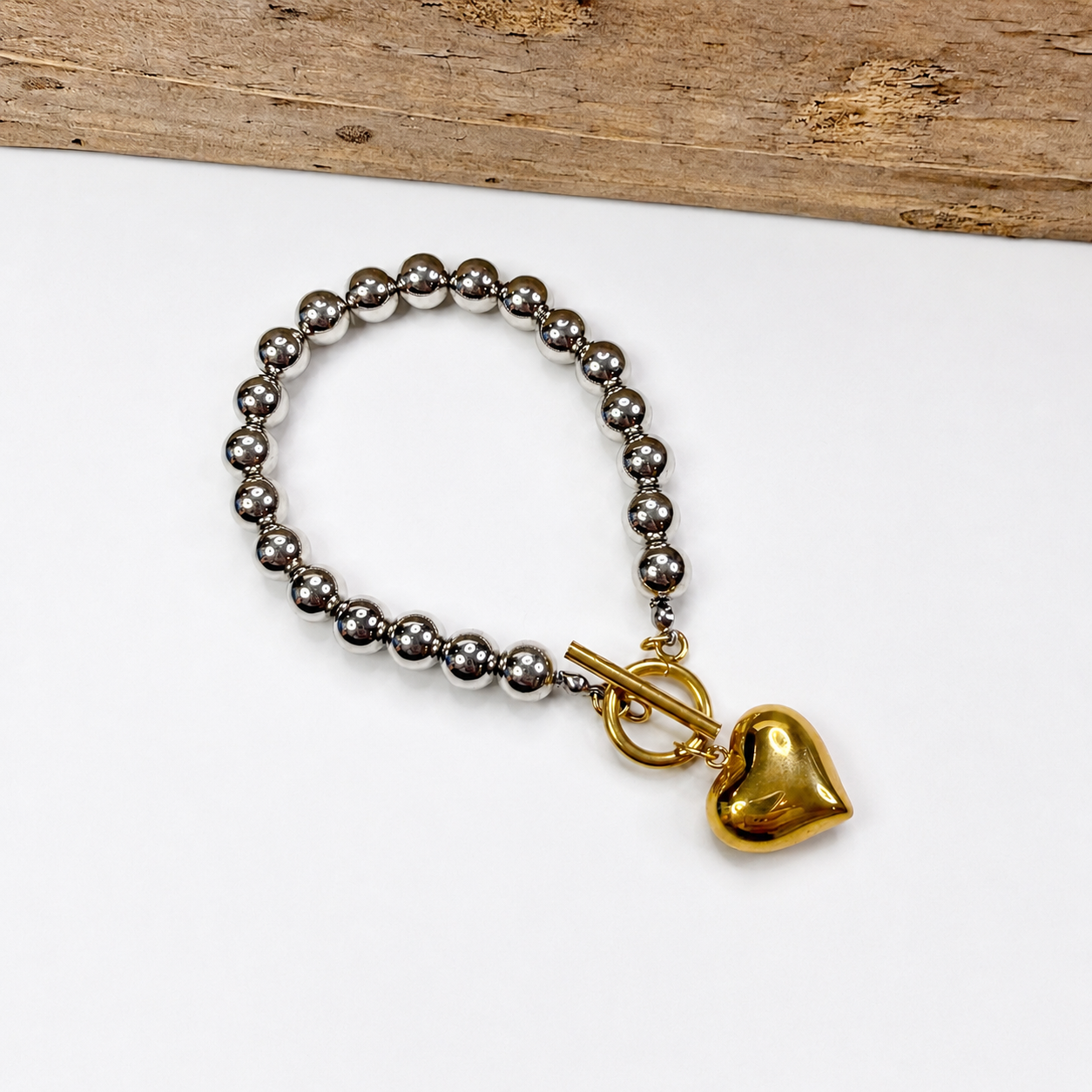 Olive Toggle Bracelet