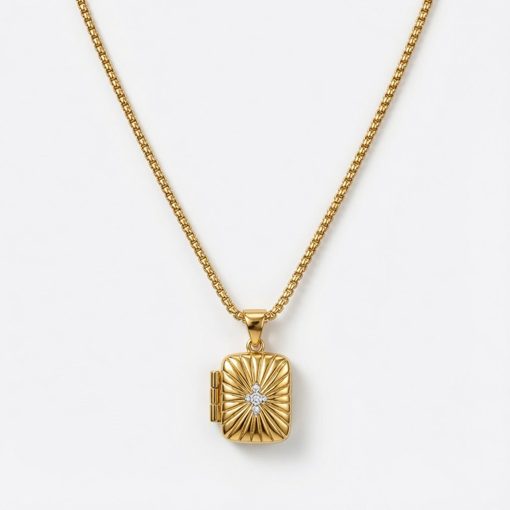 Brandy Locket Necklace