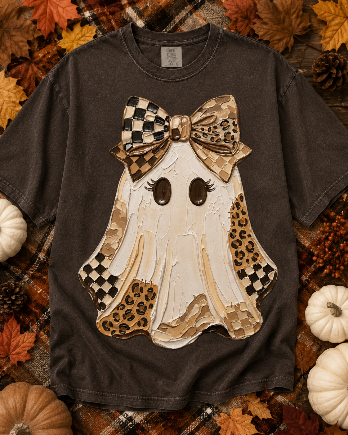 Fall Ghost Graphic T-Shirt