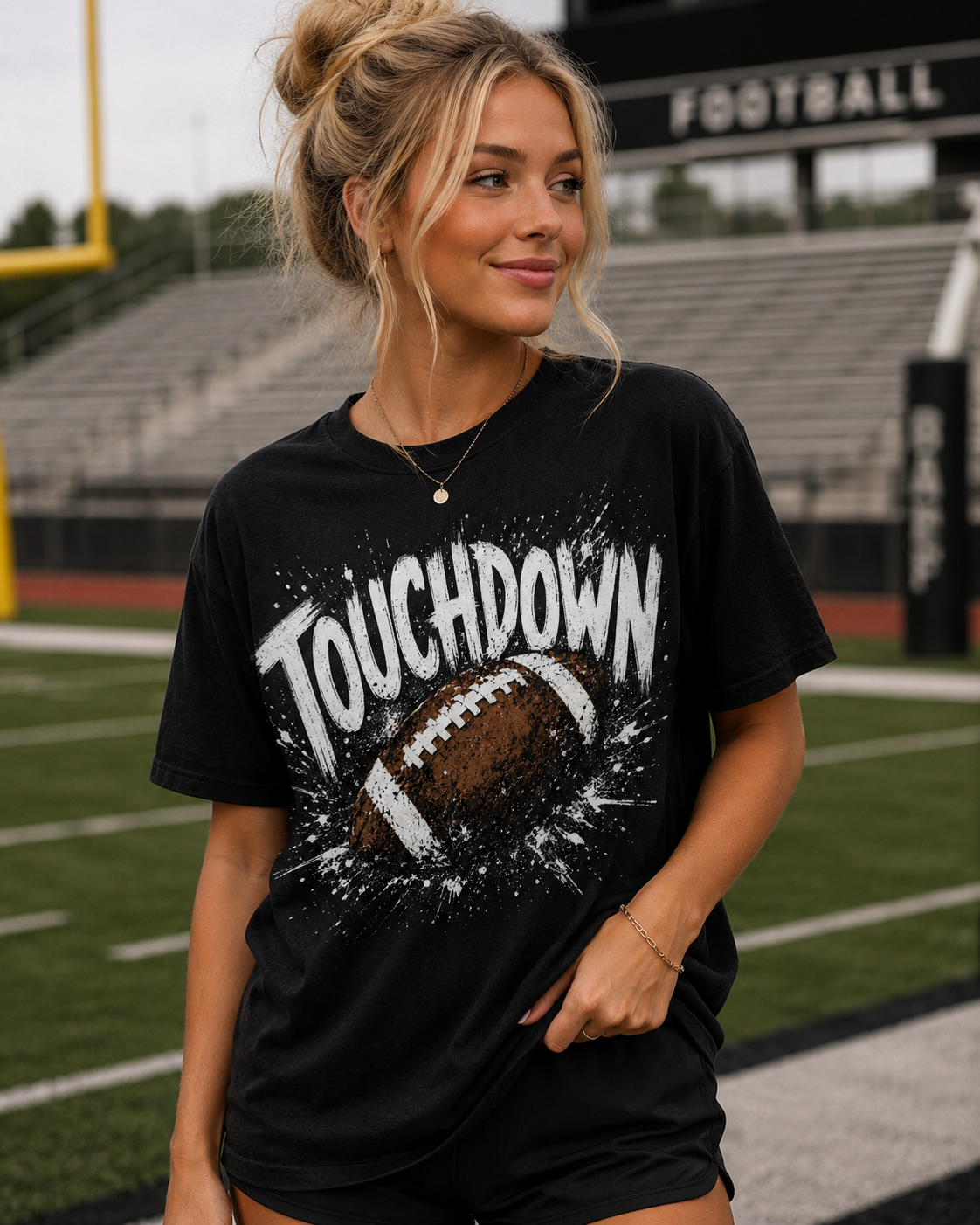 Touchdown Splatter -Unisex Graphic Tee