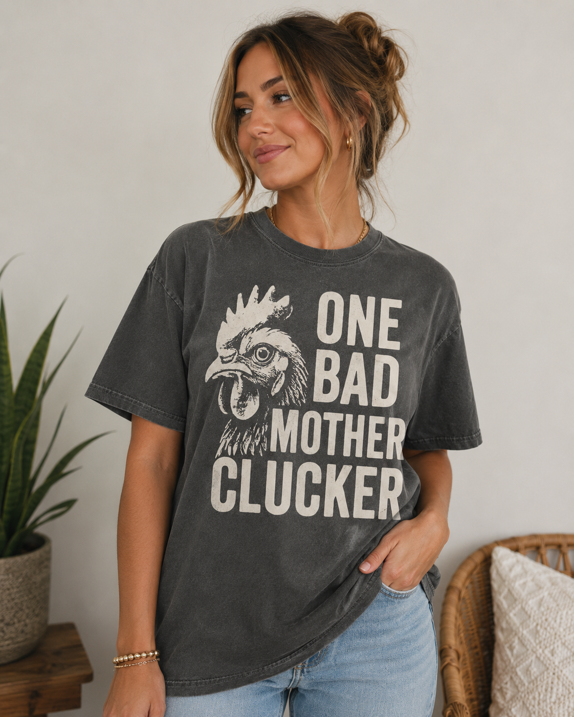 One Bad Mother Clucker- Graphic Tee