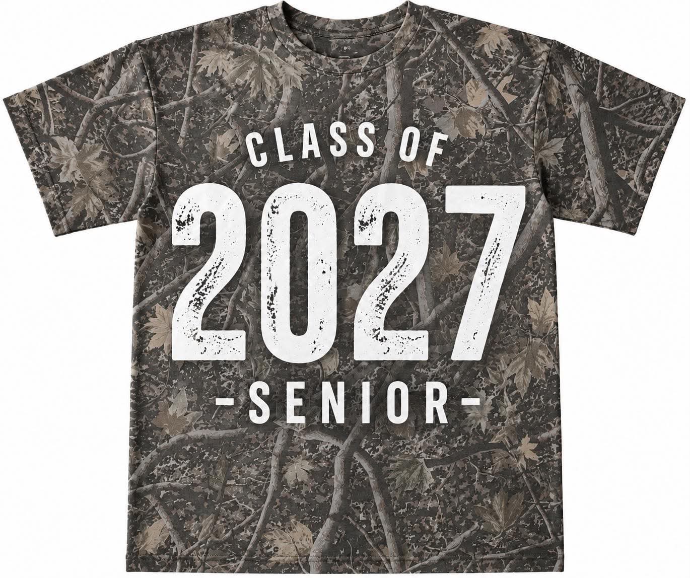Class of 2027-Unisex Camo Tee