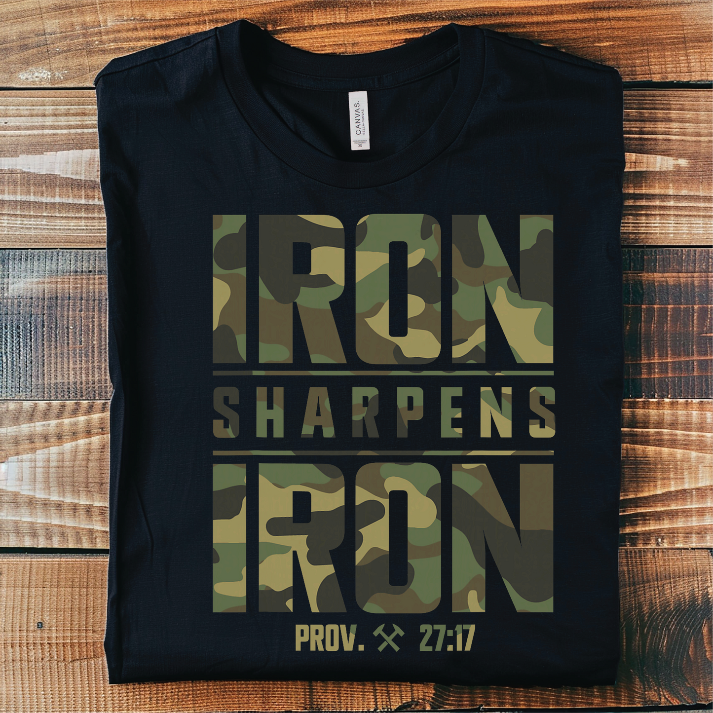 Iron Sharpens Iron- Father's Day Graphic Tee