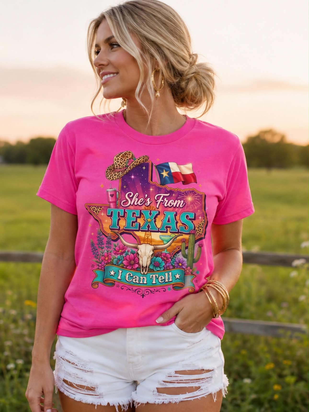 She's From Texas- Unisex Graphic Tee