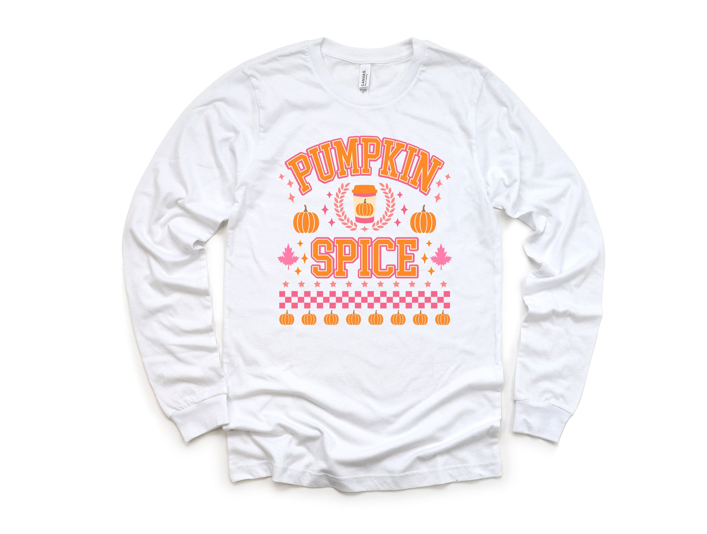 Wholesale Preppy Pumpkin Season Graphic Tee - Black Short Sleeve