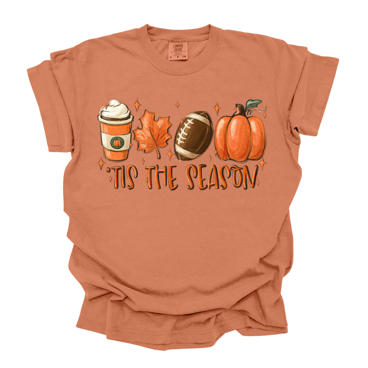 Wholesale Fall Football Tis The Season Graphic Tee - CC Yam