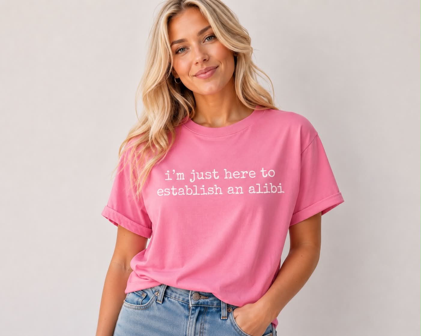 Establish An Alibi- Unisex Graphic Tee
