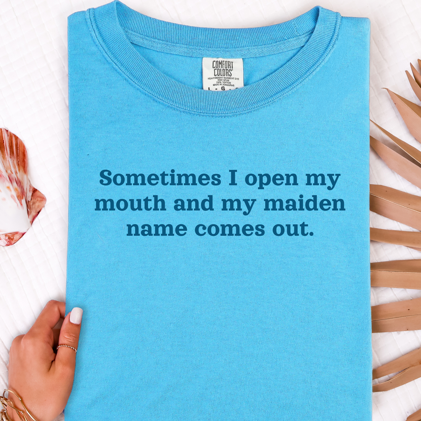 Wholesale Sarcastic Sayings Collection Graphic Tee - Sapphire