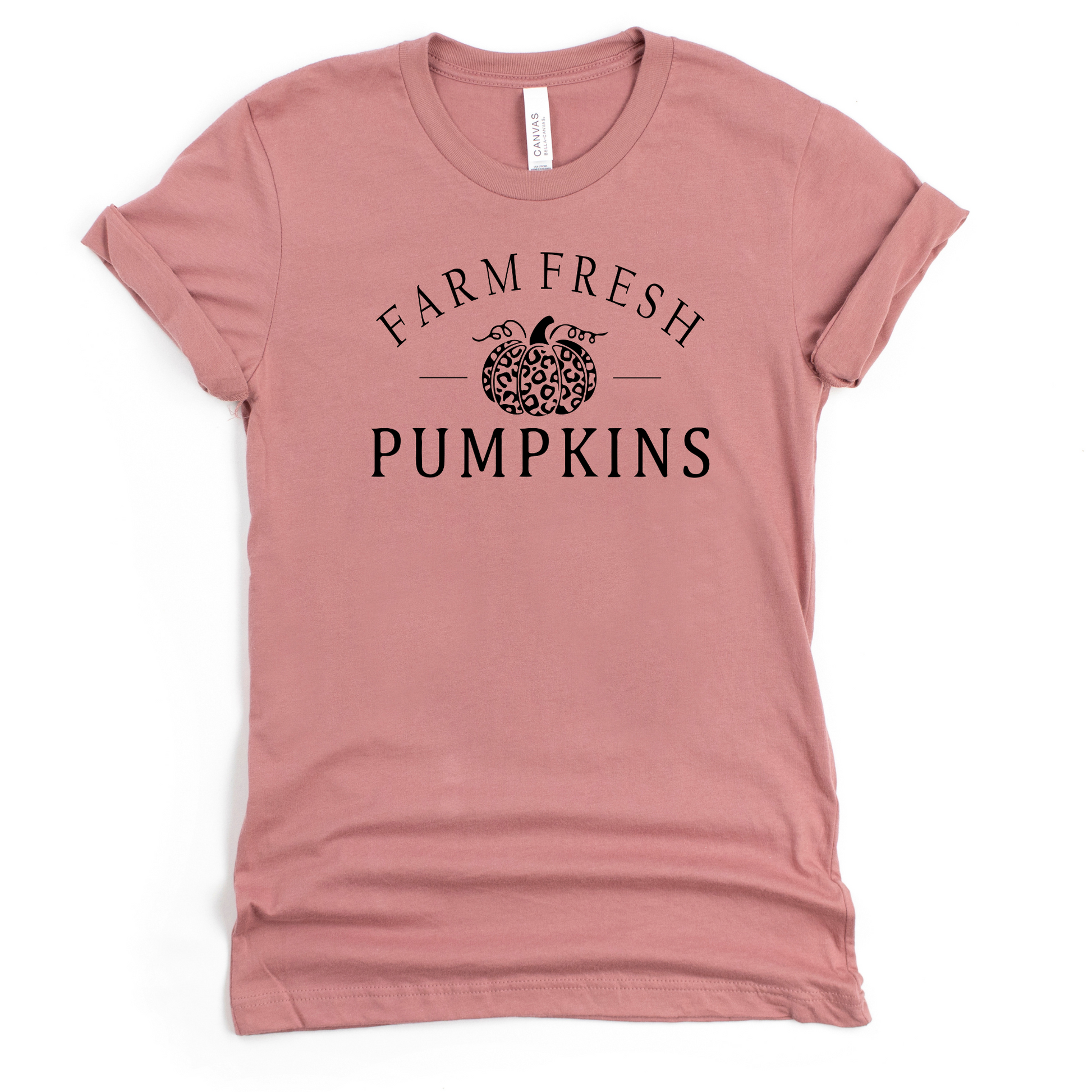 Wholesale Farm Fresh Pumpkins Graphic Tee - Mauve Tee