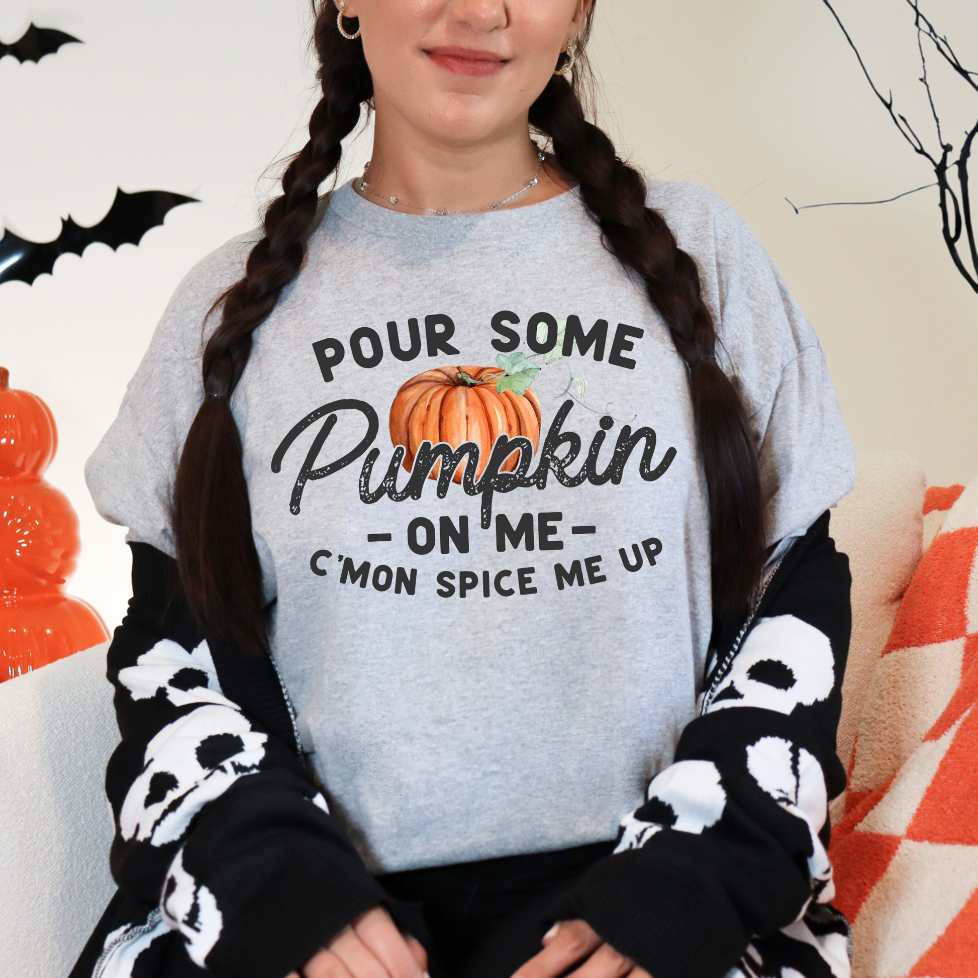 Wholesale Spice me up Graphic Tee - White Tee