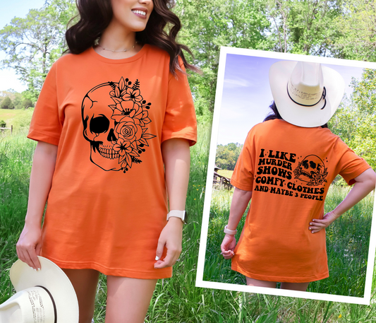 Wholesale And maybe 3 people Graphic Tee - Grey Tee