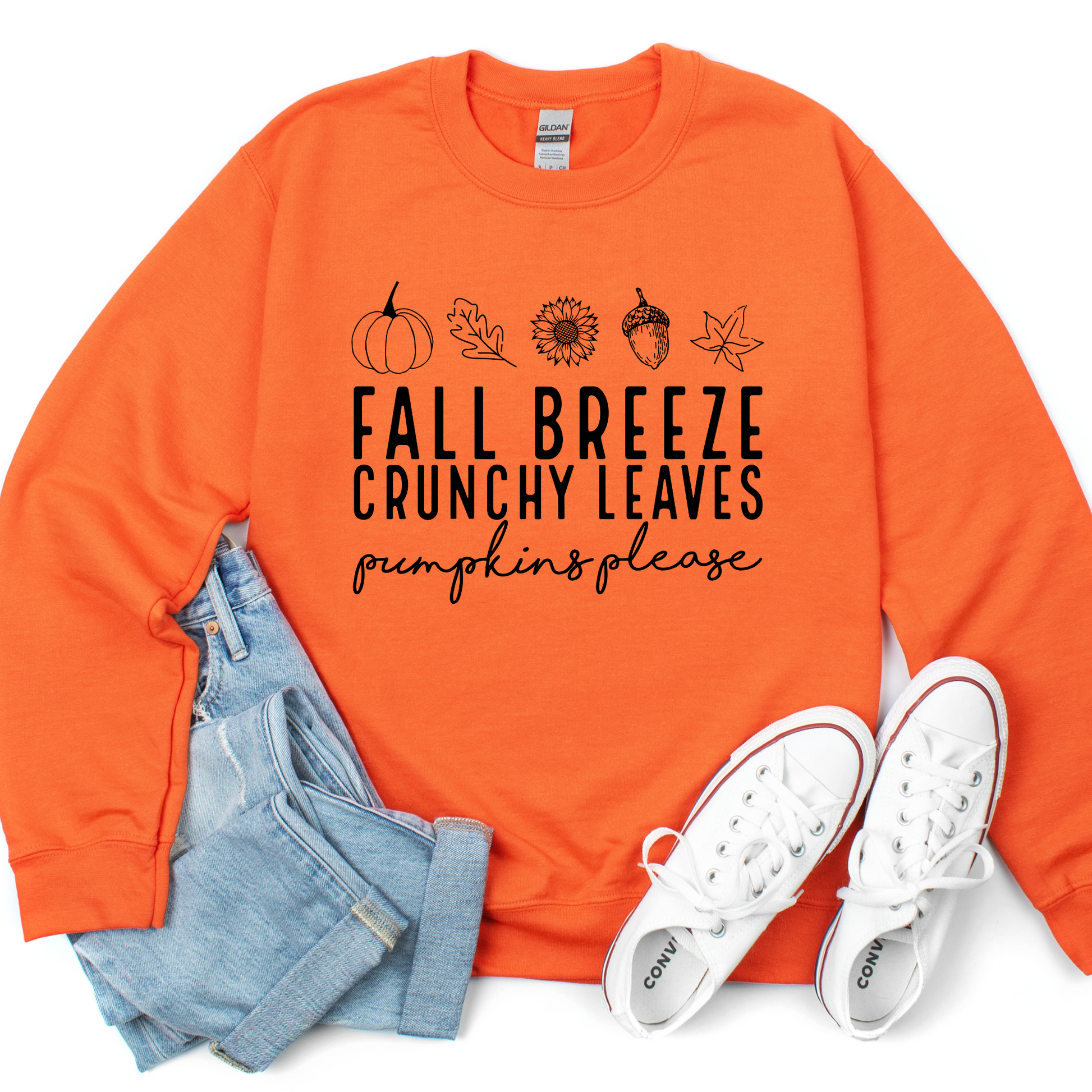 Wholesale Pumpkins Please - Orange Sweatshirt