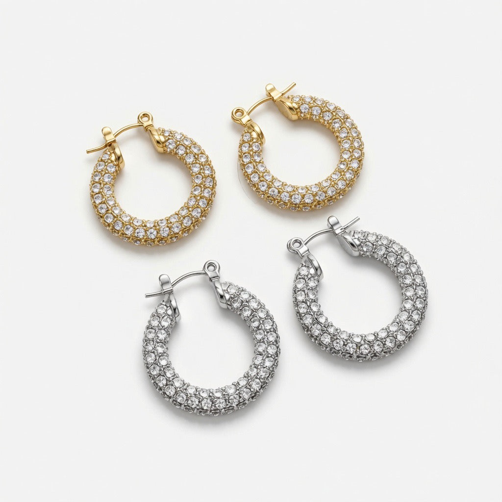 Beatrice Bling Hoops