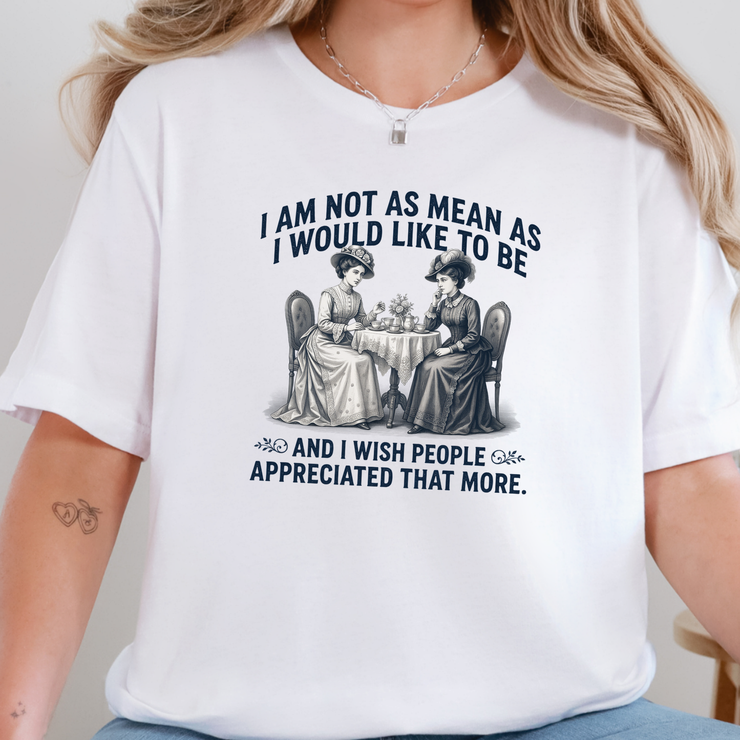 Wholesale Wish People Appreciated Graphic Tee - White