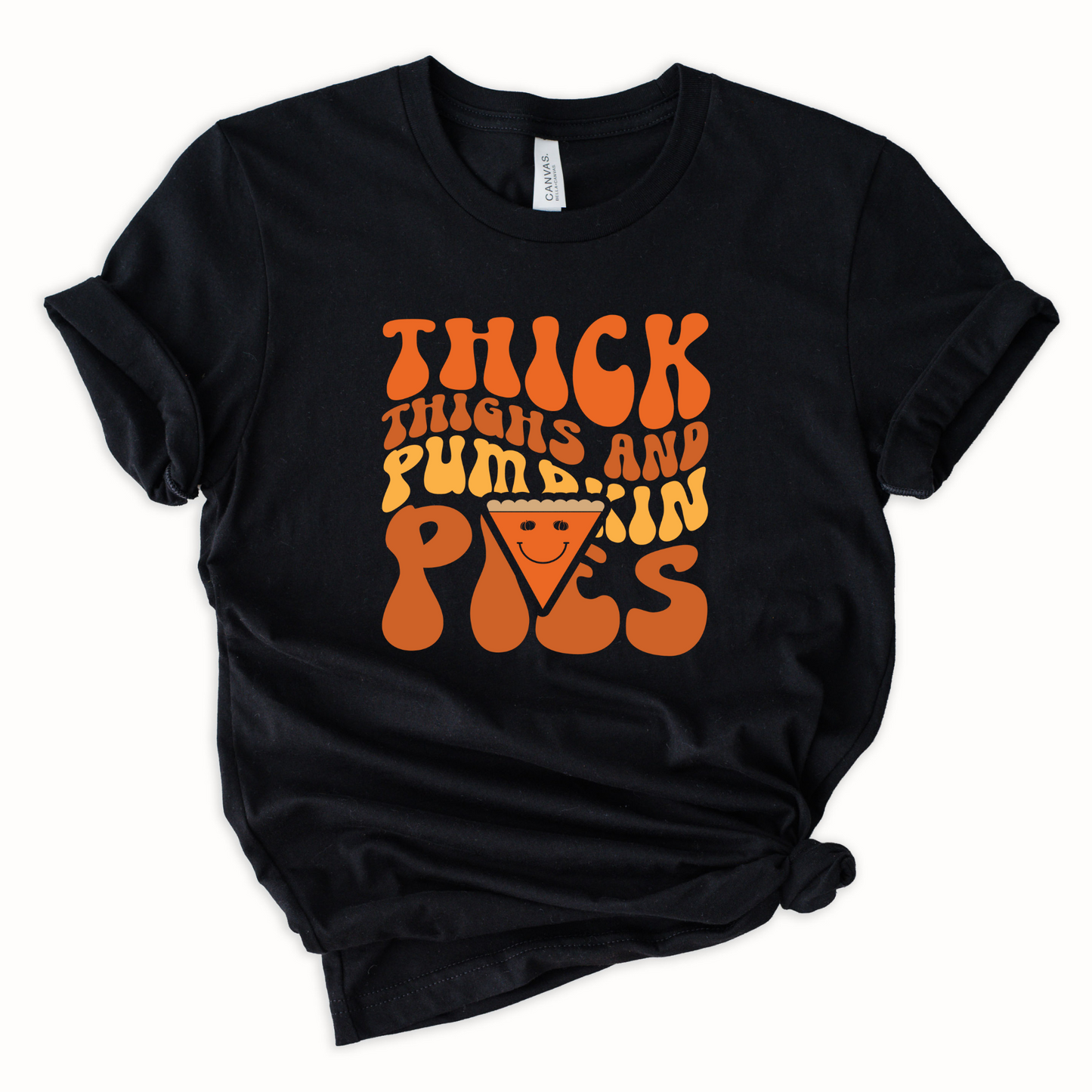 Wholesale Retro Thick Thighs Graphic Tee - Sand