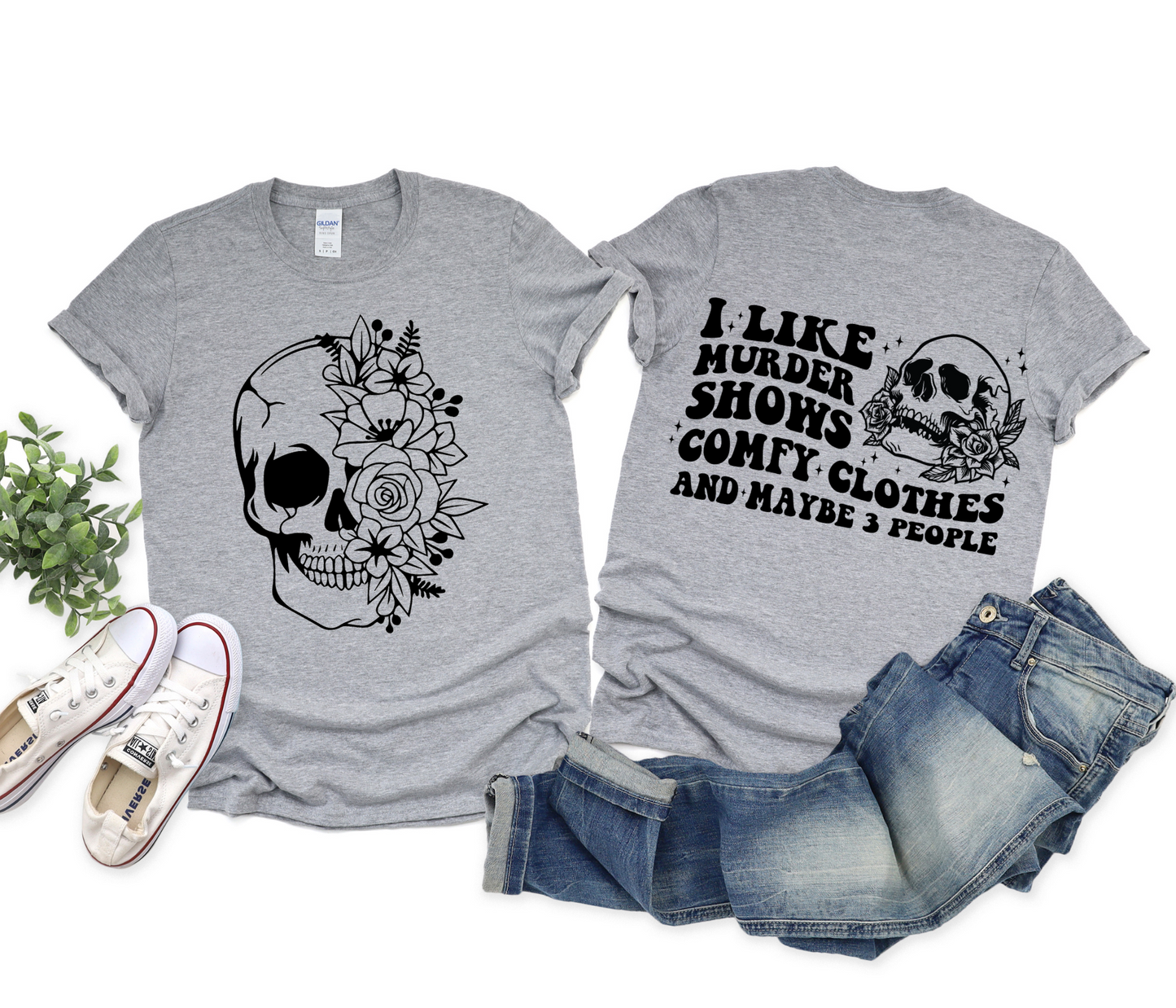 Wholesale And maybe 3 people Graphic Tee - Tan Tee