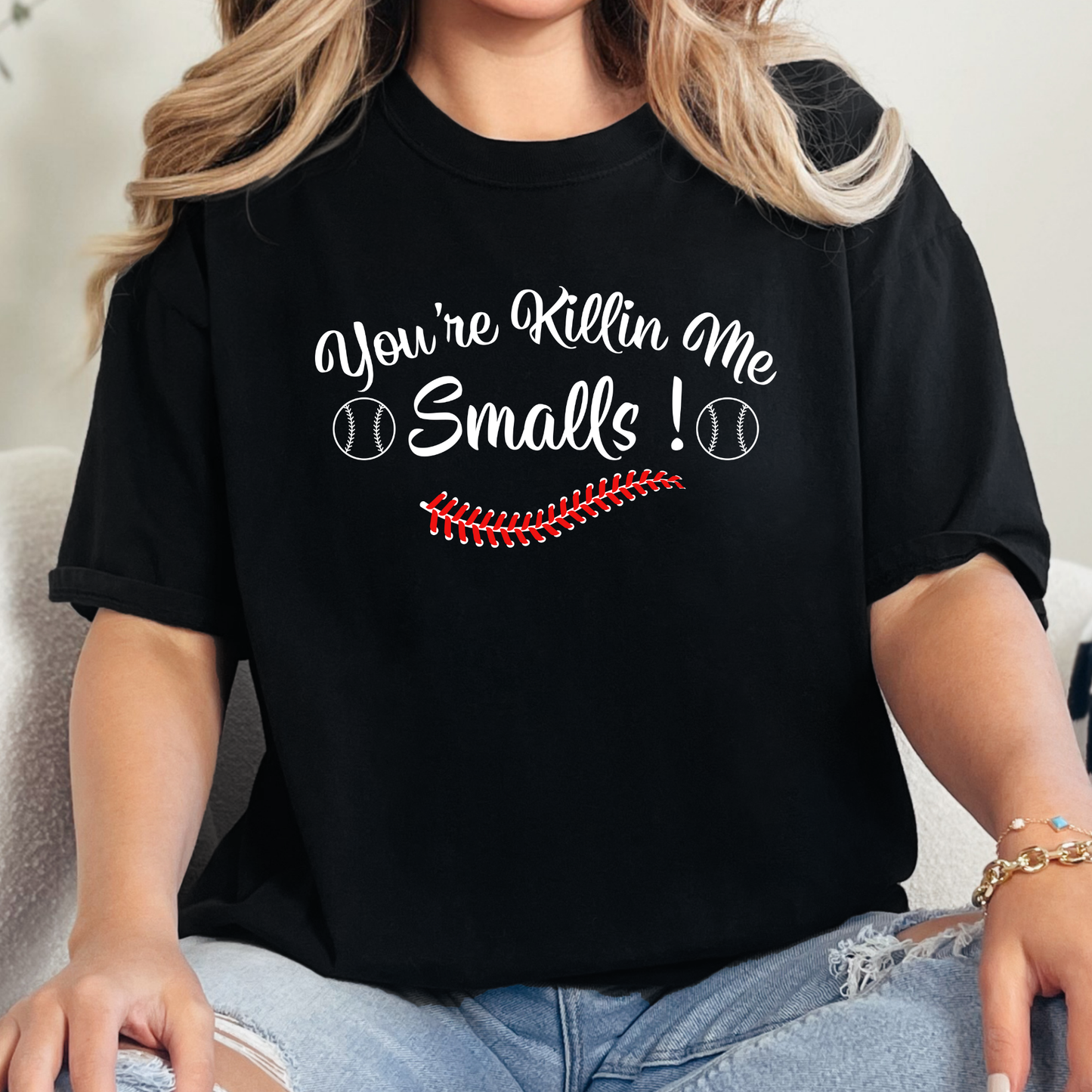 Wholesale You're Killin Me Smalls Graphic Tee - Black