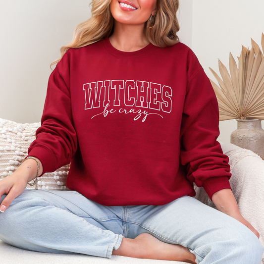 Wholesale Witches Be Crazy Sweatshirt - Garnet Sweatshirt