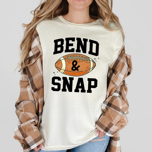 Wholesale Bend & Snap Graphic Tee - Natural Tee