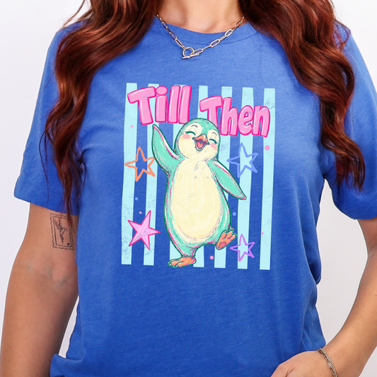 Wholesale Penguin Till Then Graphic Tee - Heather True Royal