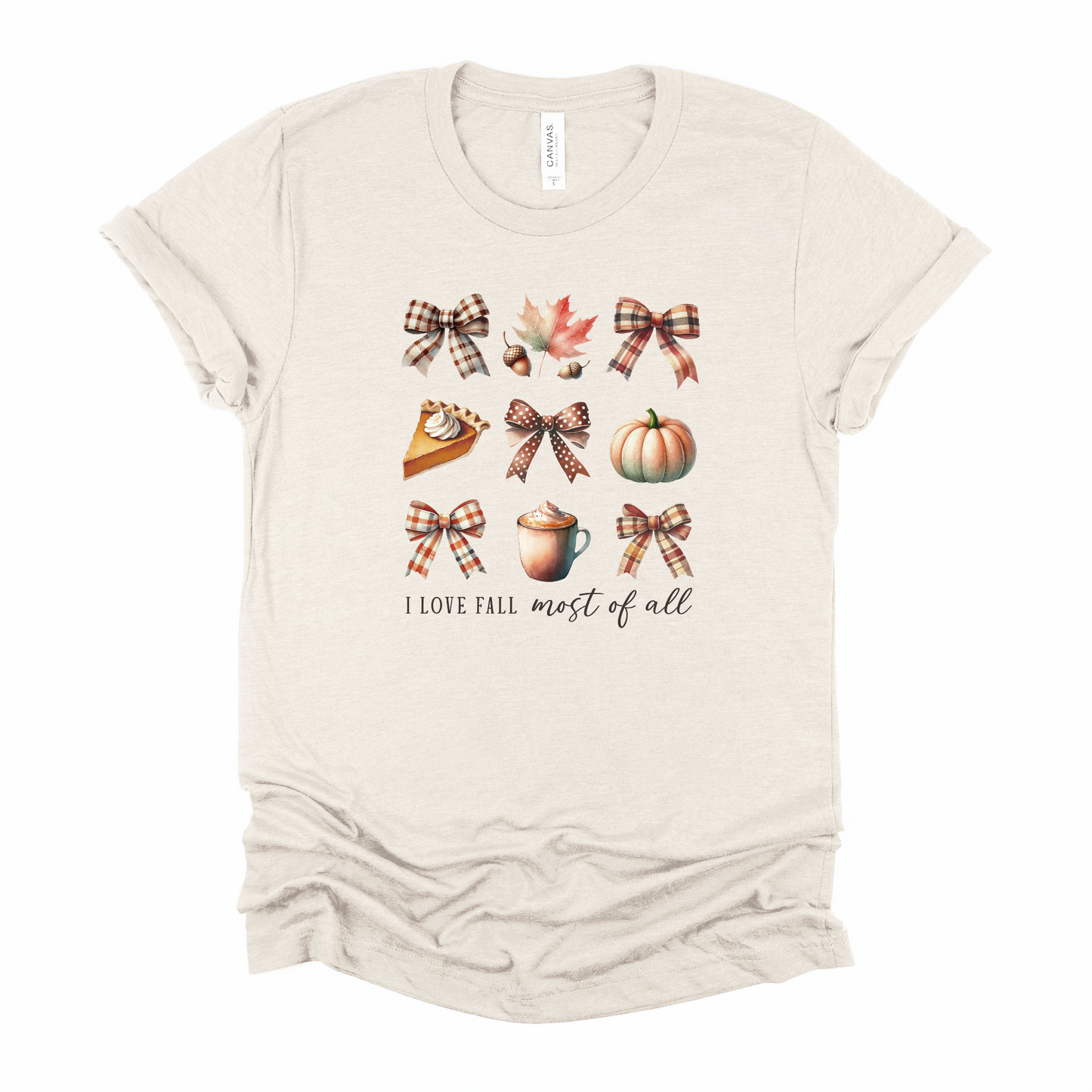 Wholesale I love Fall - Sand Sweatshirt
