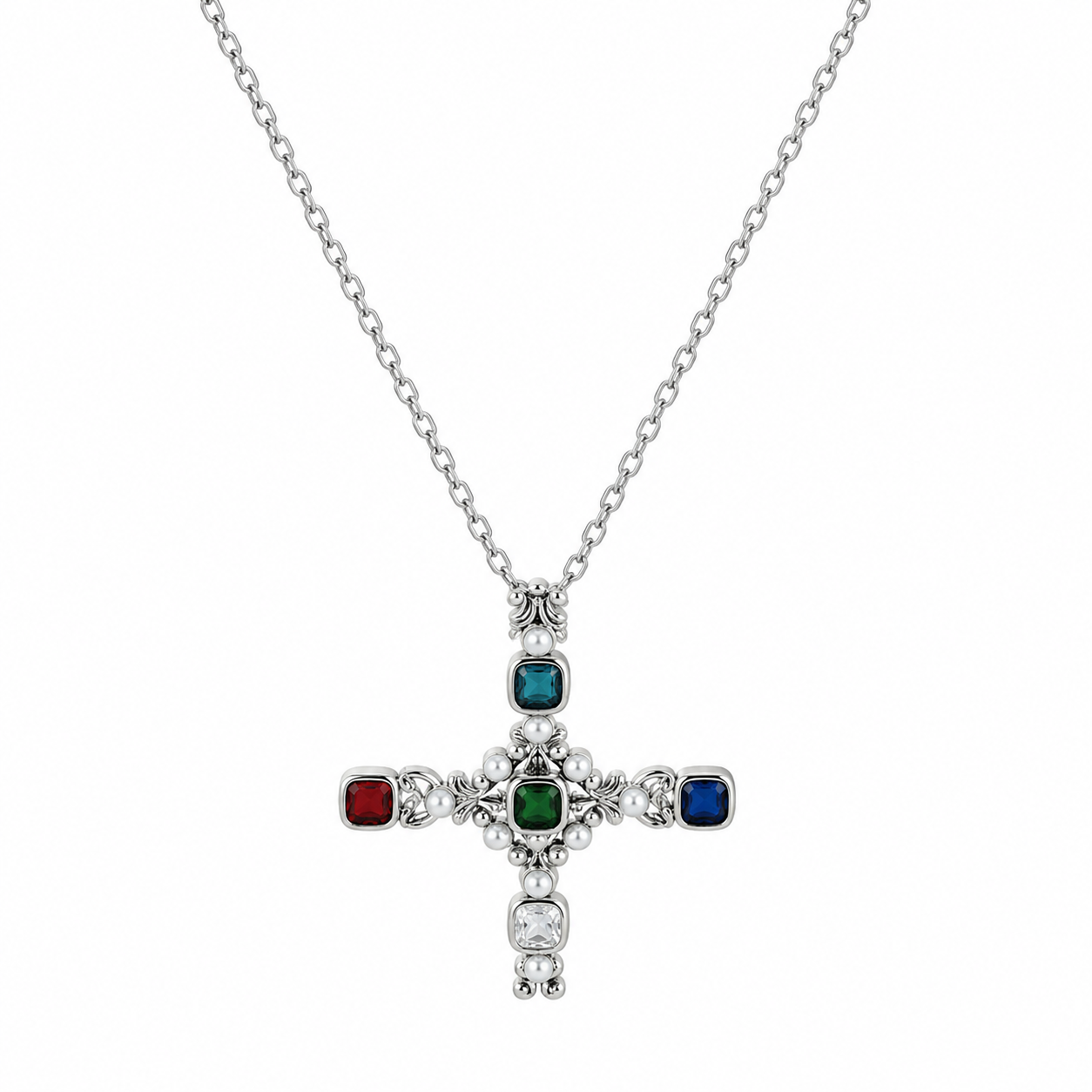 Lucille Cross Necklace