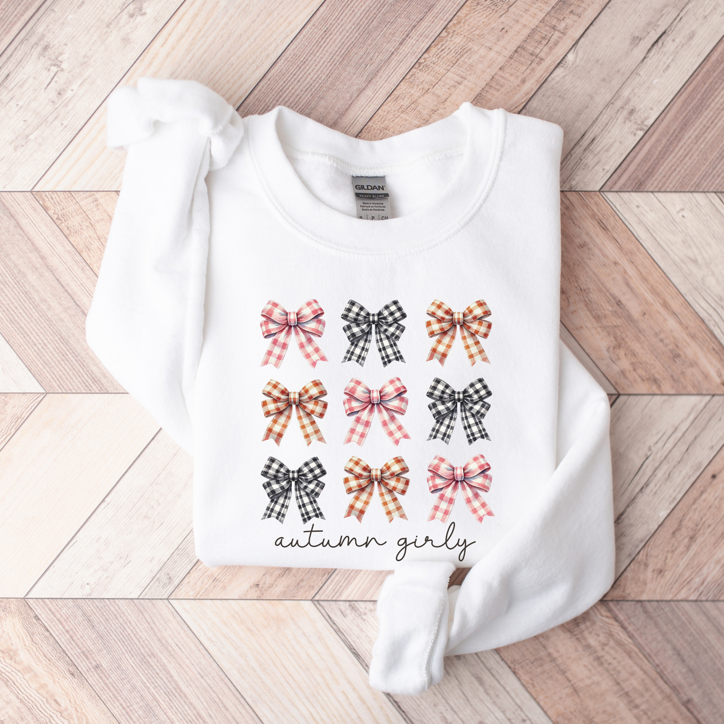 Wholesale Autumn Girly Coquette - White Tee