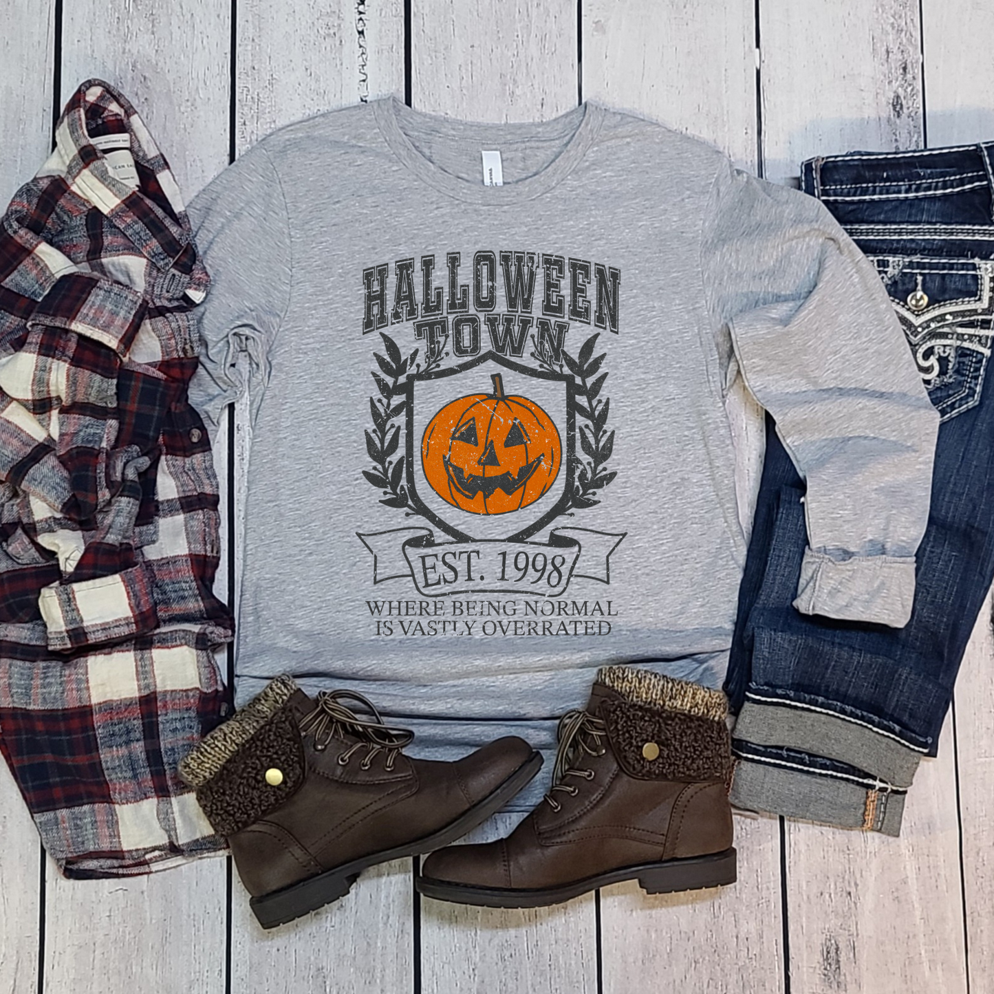 Wholesale Vastly Overrated Graphic Tee - Grey Sweatshirt