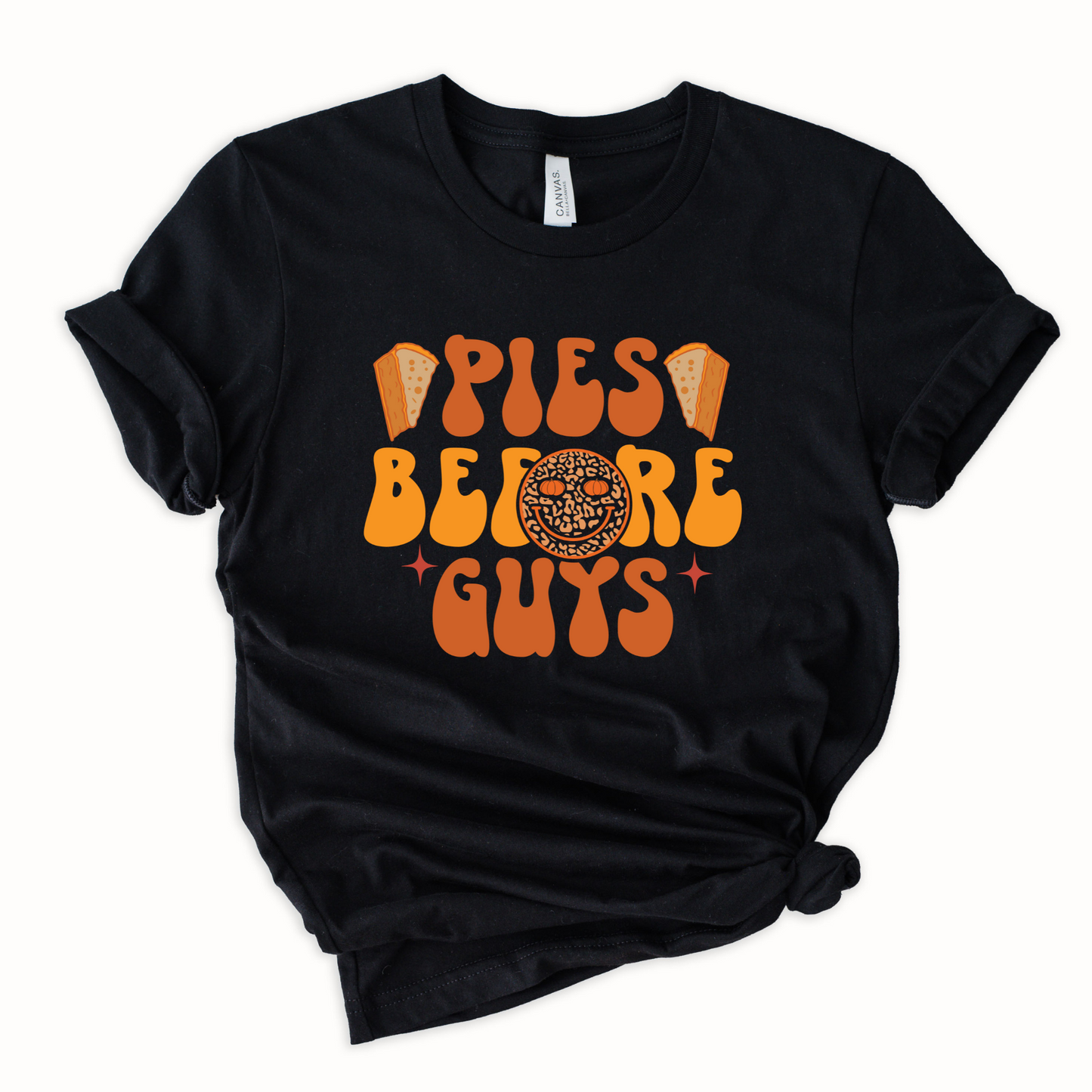 Wholesale Pies before Guys Graphic Tee - Sand