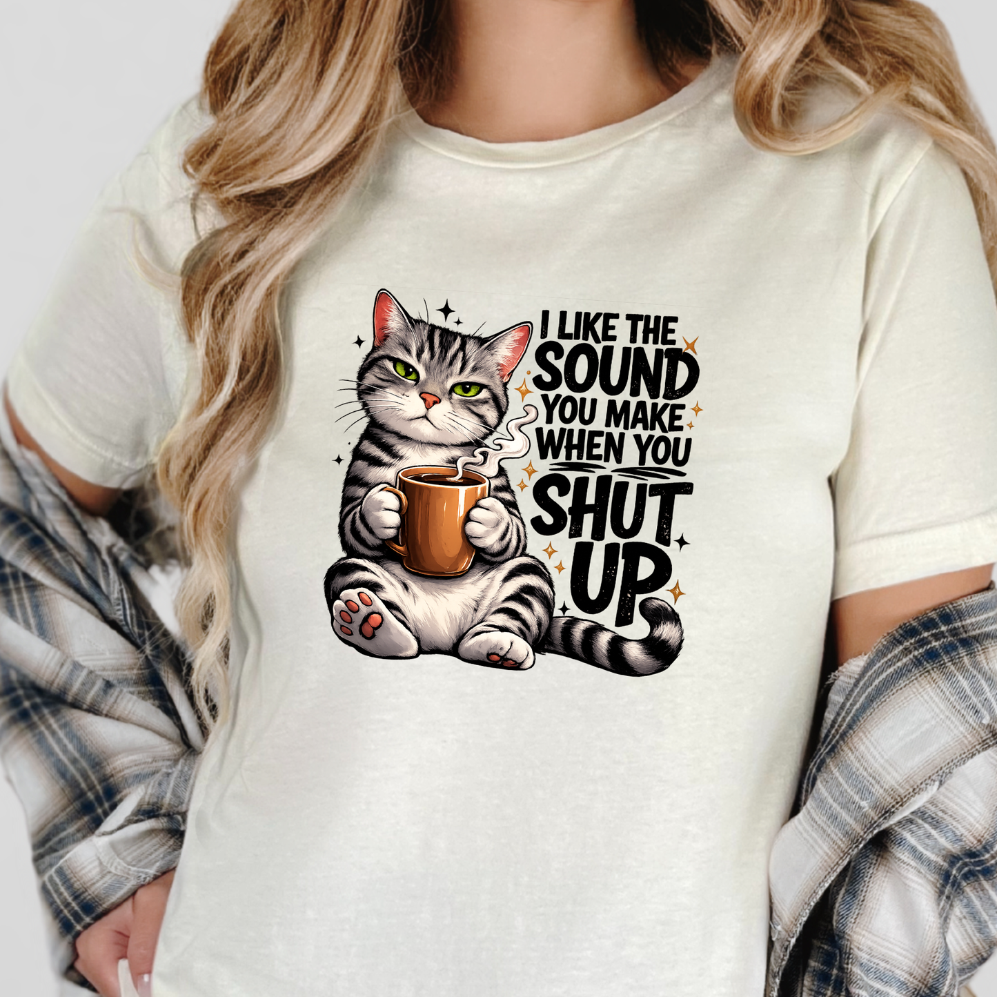 Wholesale I Like The Sound Graphic Tee - Natural