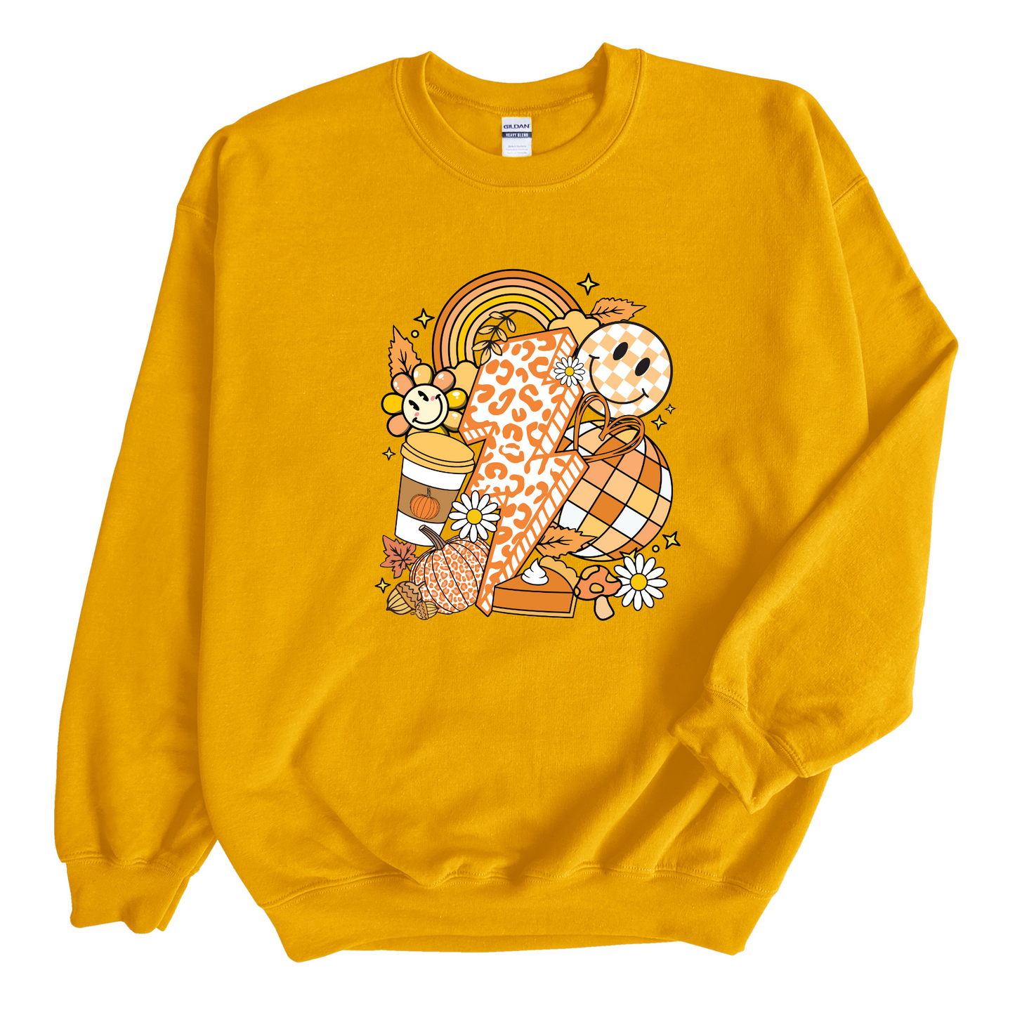 Wholesale Retro Fall Thanksgiving - Sand Sweatshirt