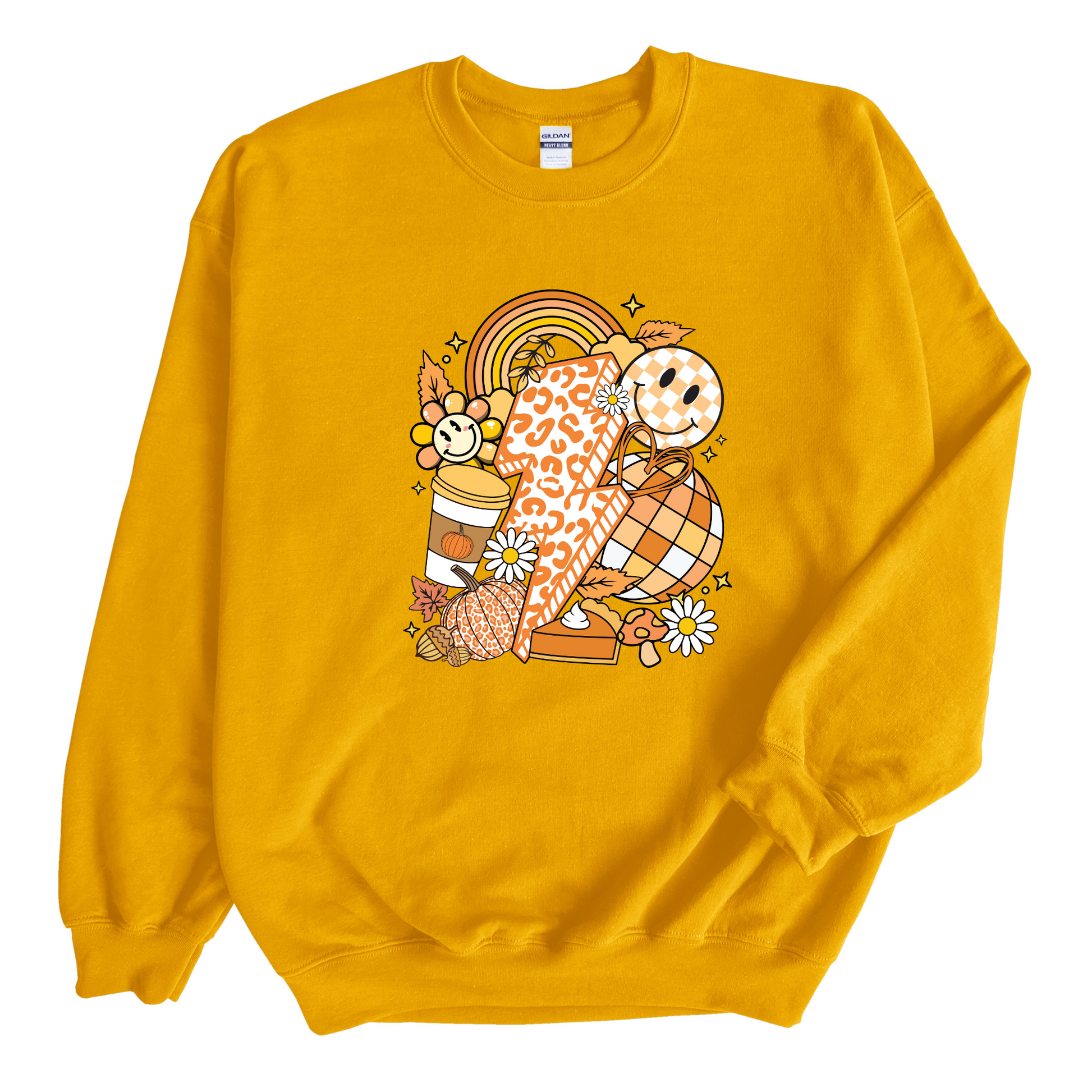 Wholesale Retro Fall Thanksgiving - Sand Sweatshirt