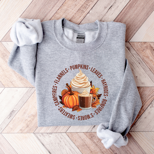 Wholesale Fall Circle - Sand Sweatshirt