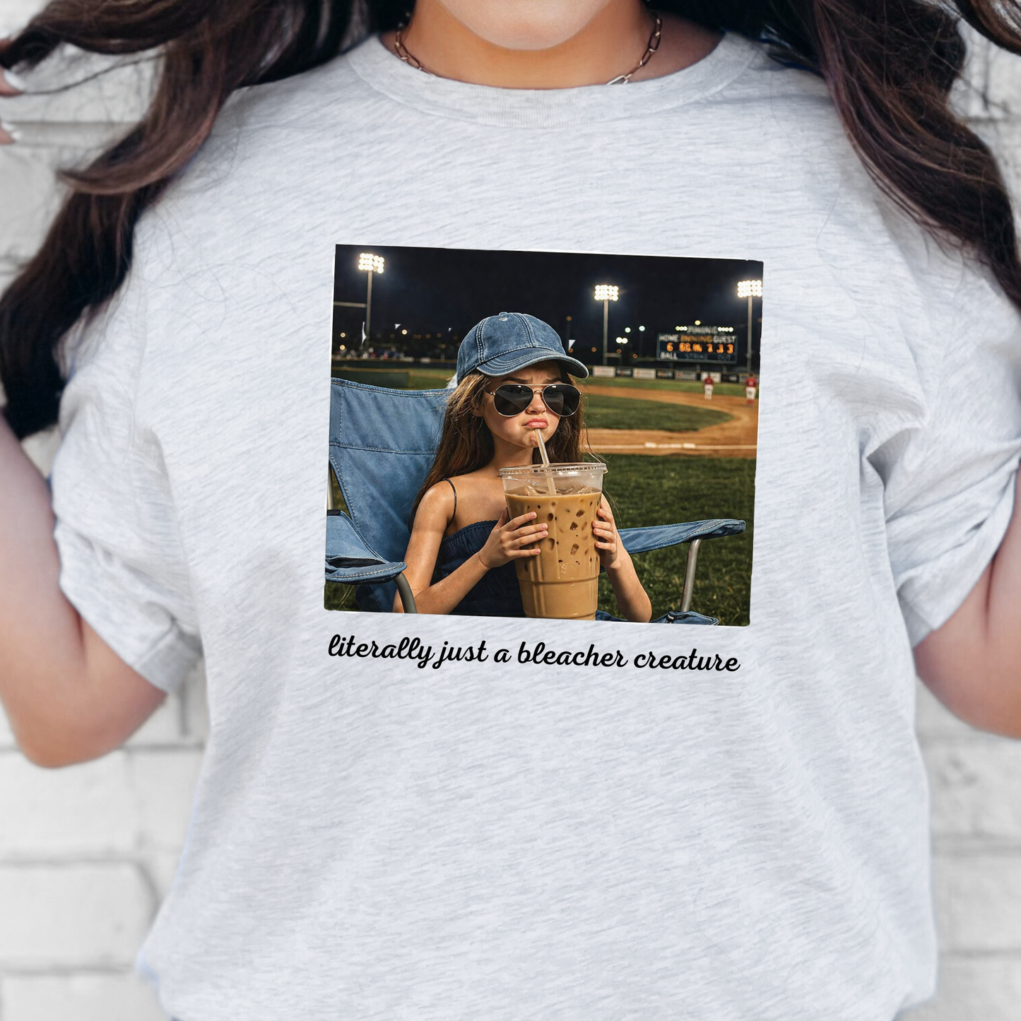 Wholesale Barbie Bleacher Creature Graphic Tee - Ash Tee