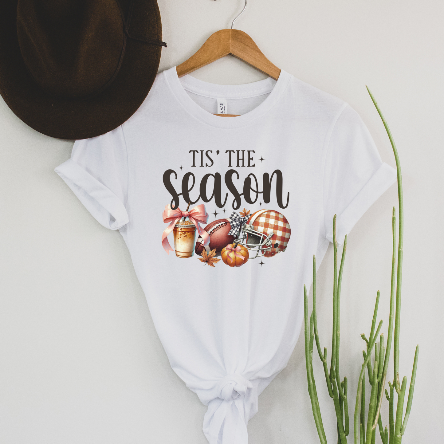 Wholesale Fall Season Graphic Tee - White Tee