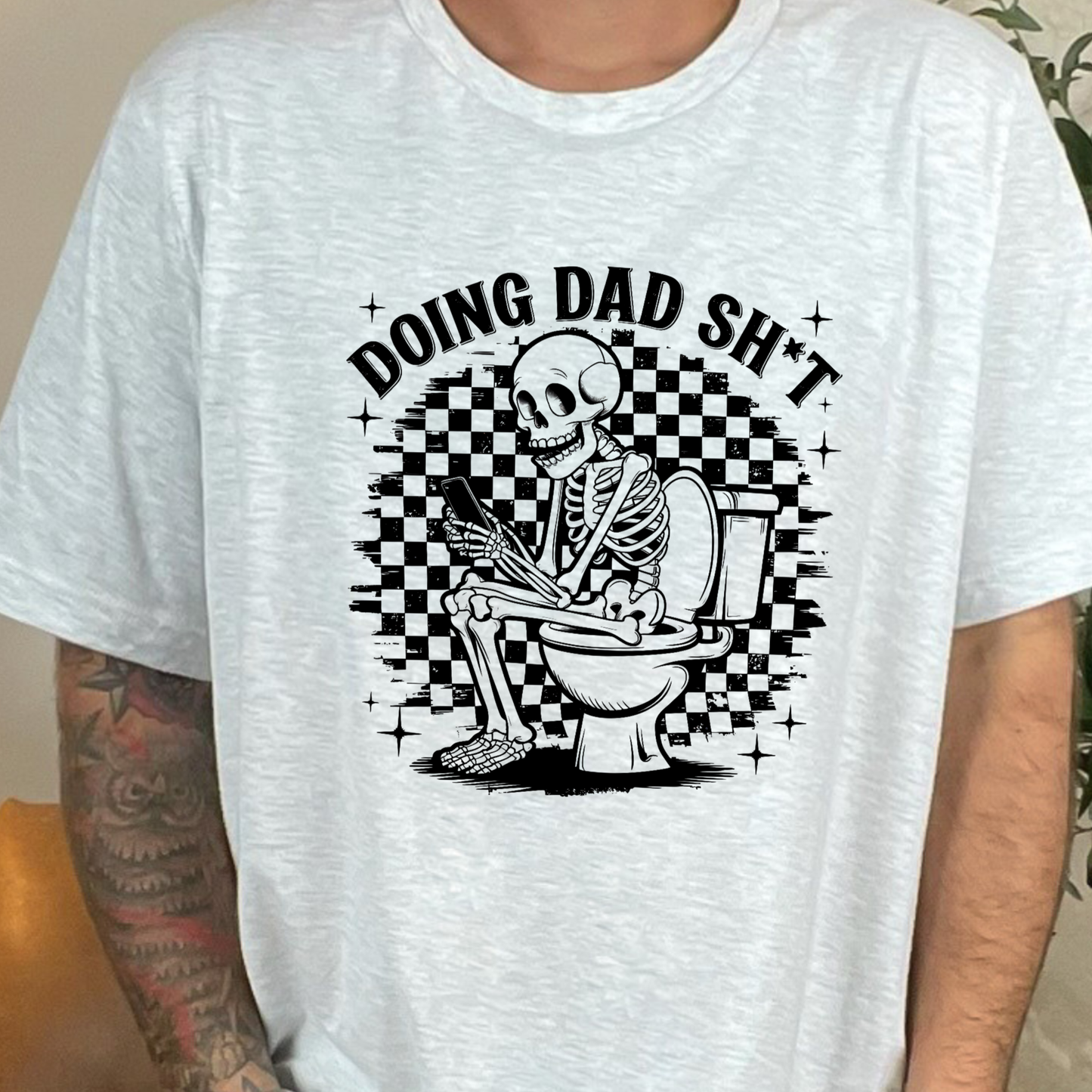 Wholesale Doing Dad Sh*t Graphic Tee - Ash Tee