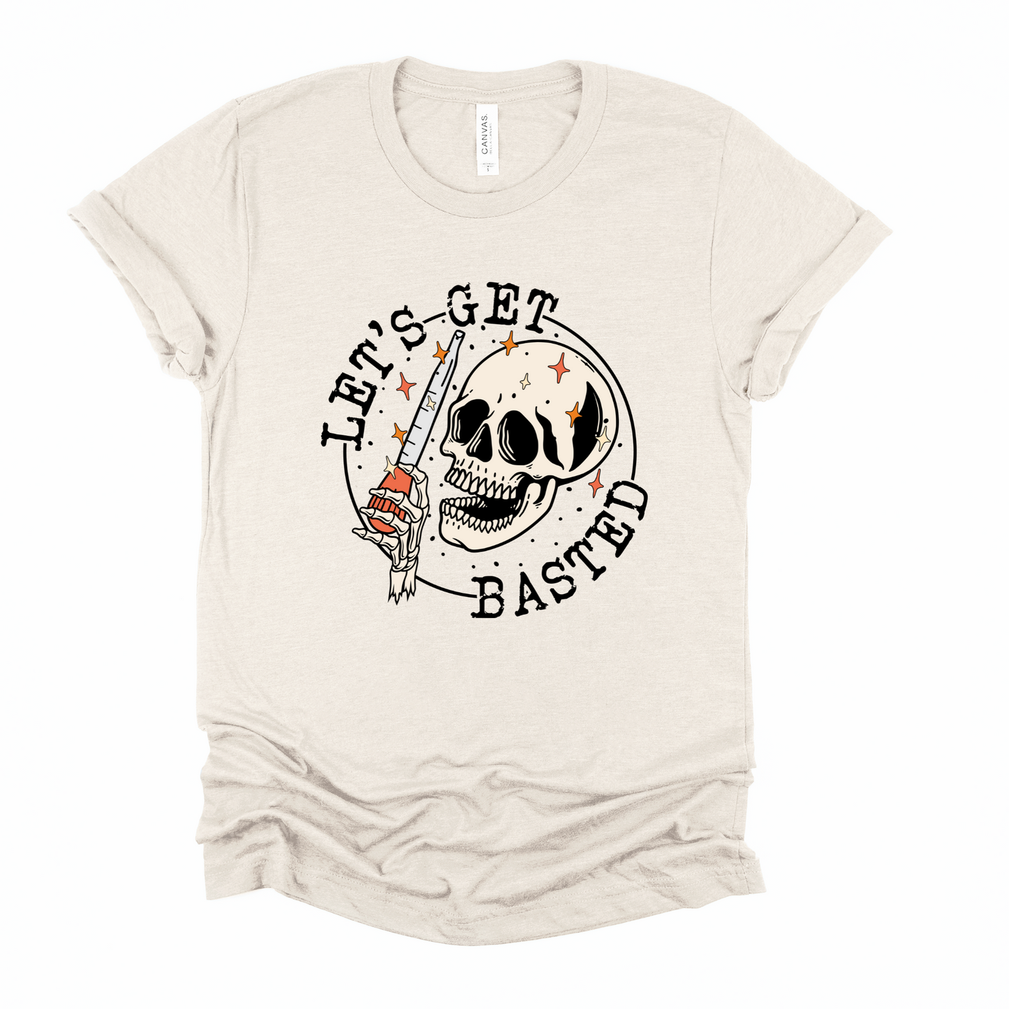 Wholesale Get Basted Graphic Tee - Sand Sweatshirt