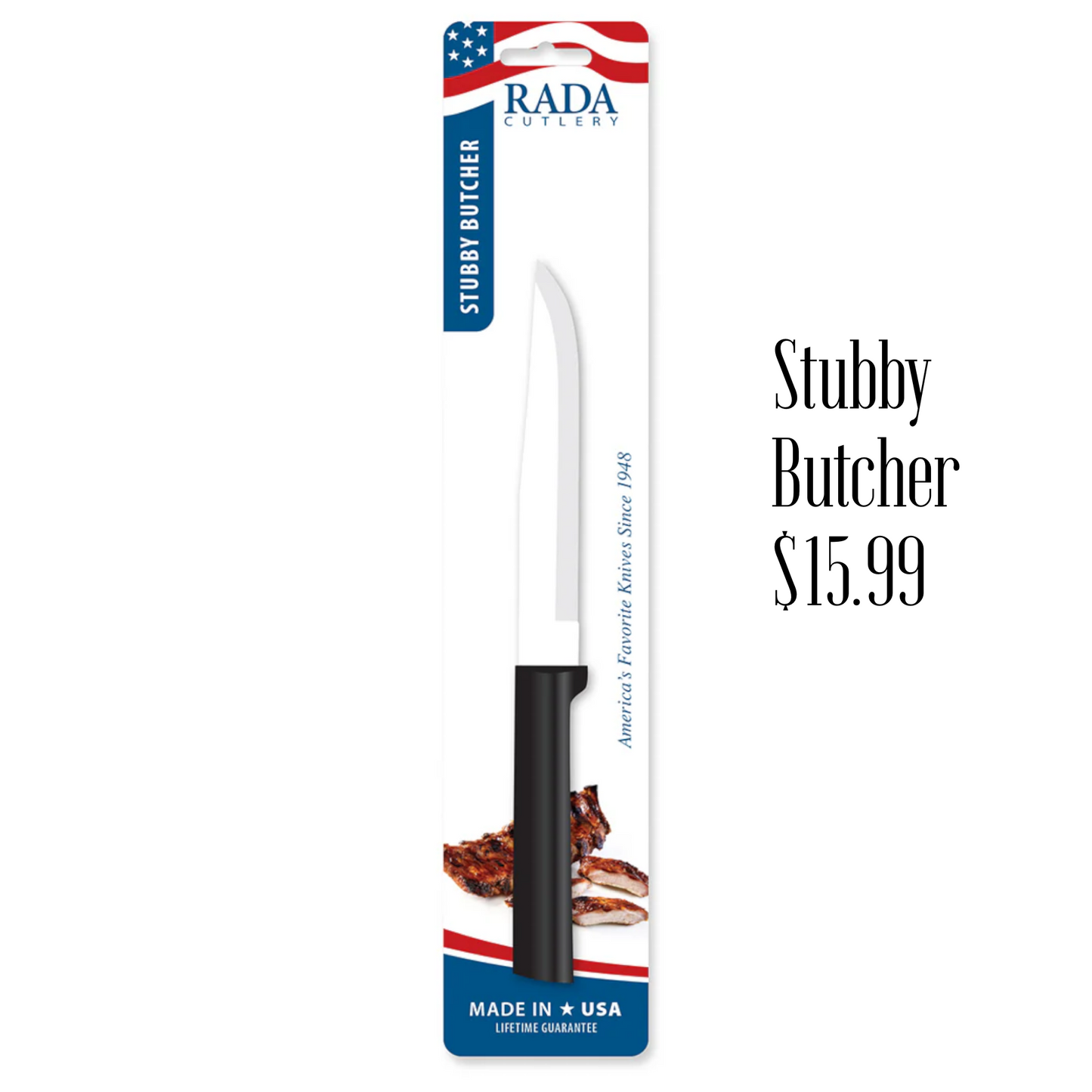 Stubby Butcher Knife - Rada Cutlery