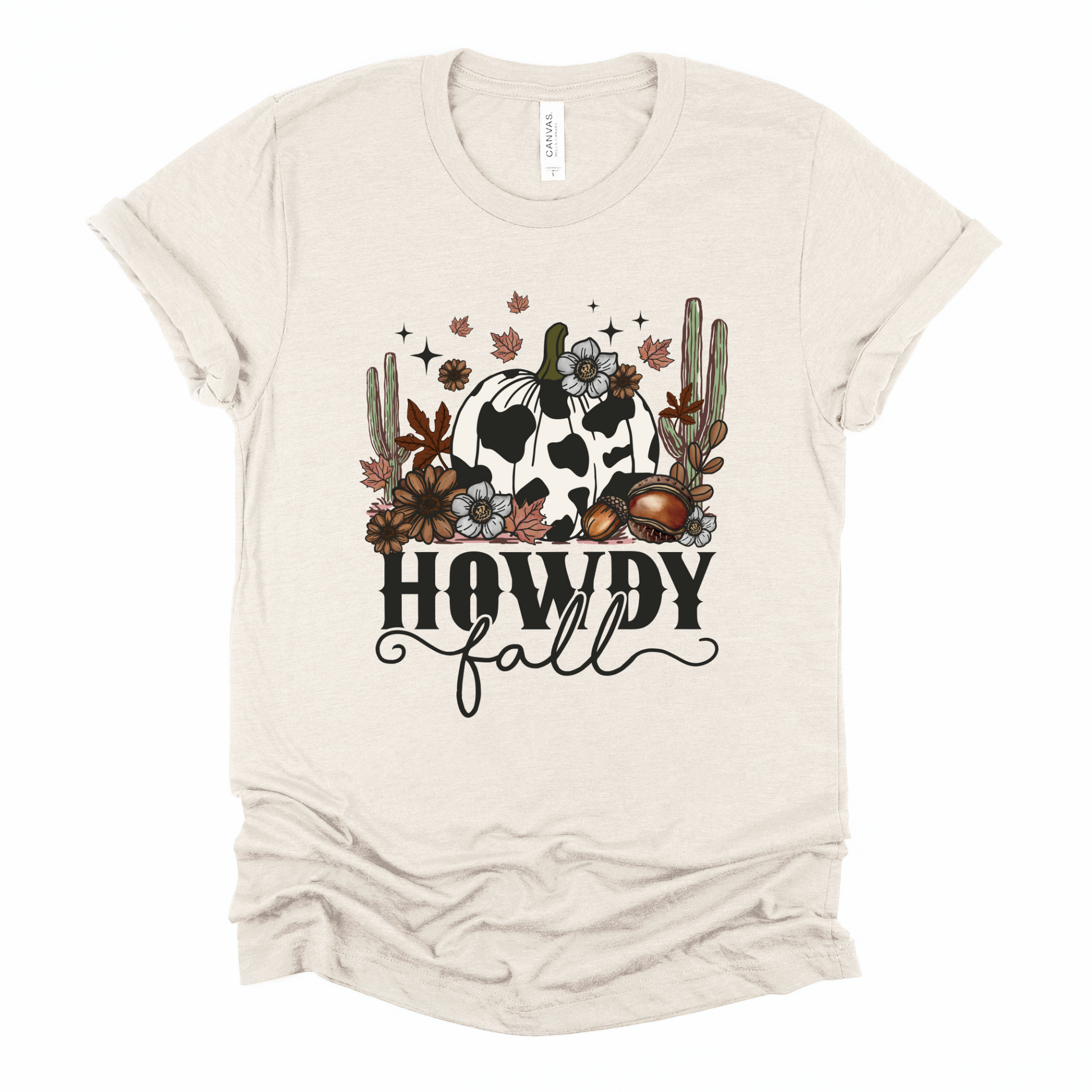 Wholesale Howdy Fall Graphic Tee - Olive Tee