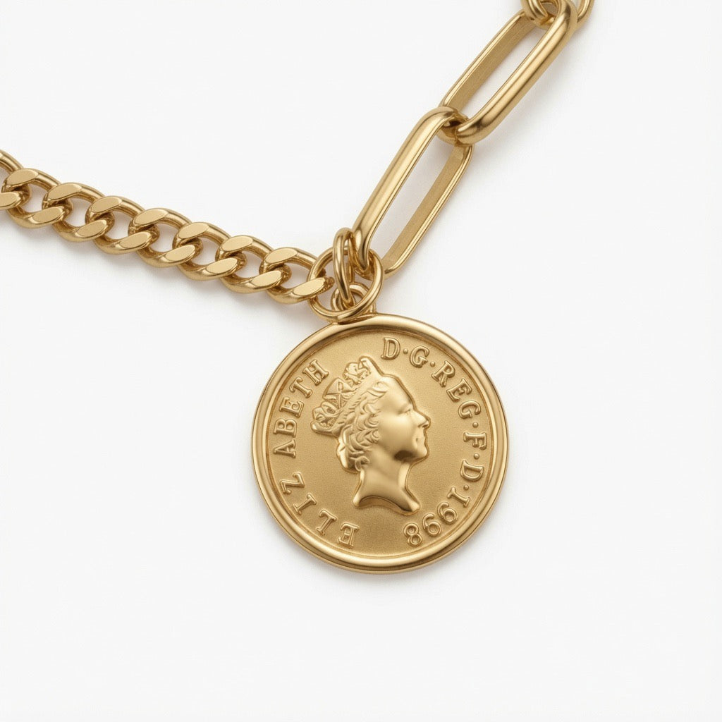 Brielle Coin Toggle Bracelet