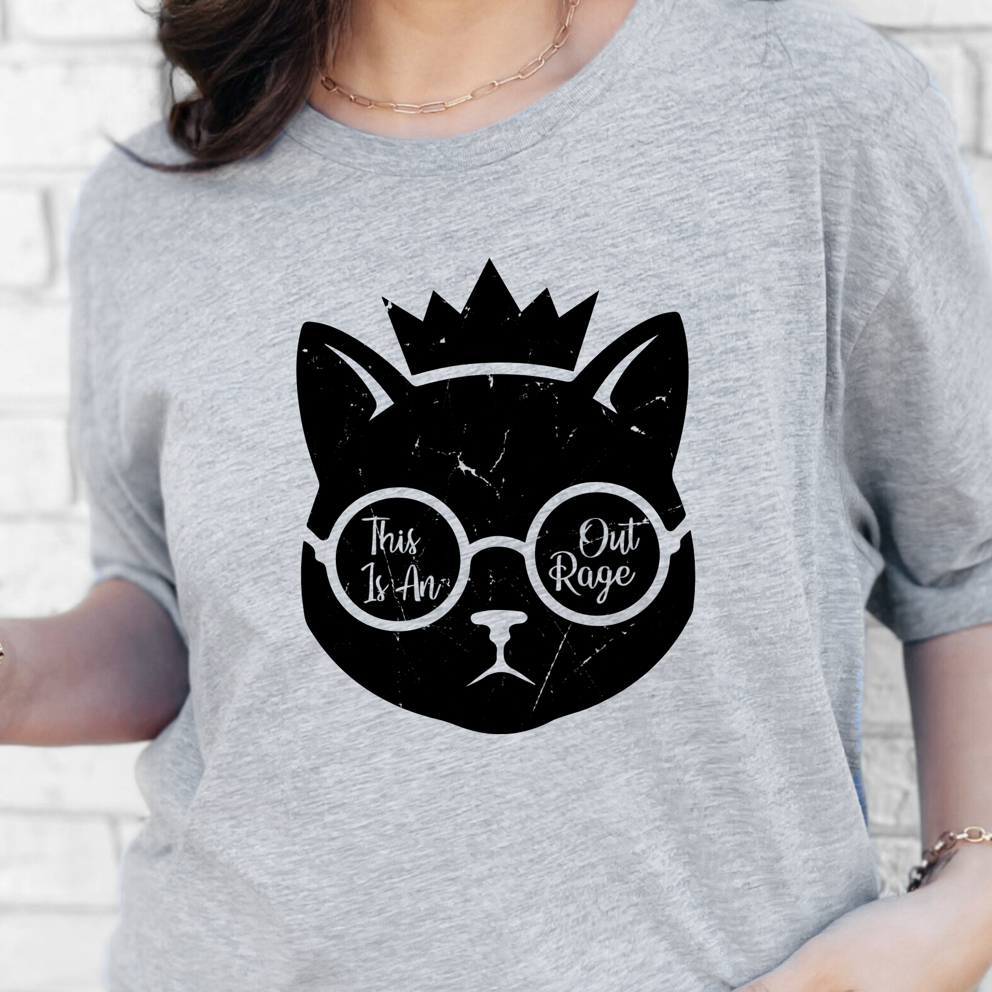 Wholesale Dungeon Crawler Carl Graphic Tee - Outrage Grey
