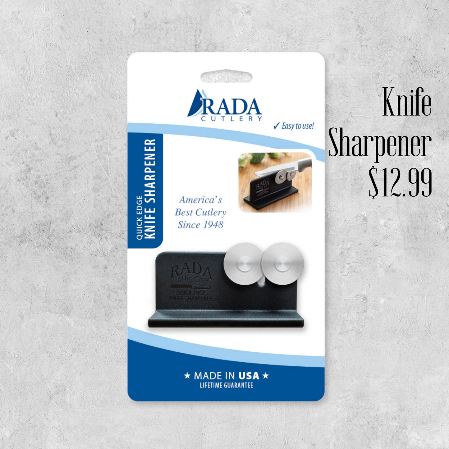 Quick Edge Knife Sharpener - Rada Cutlery