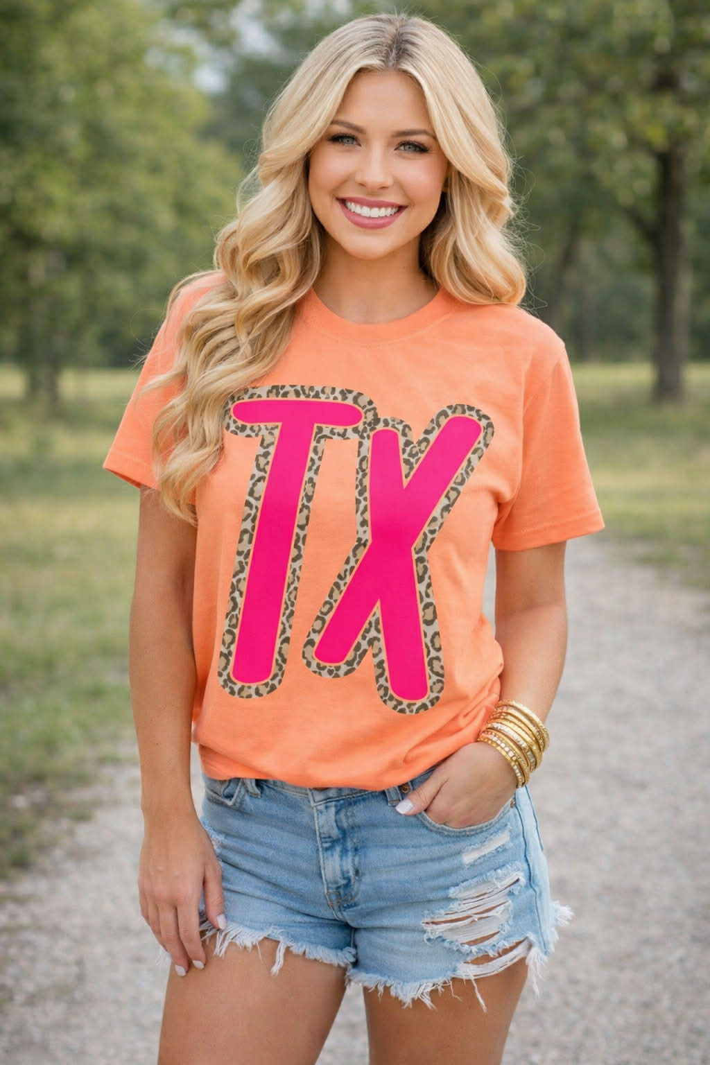 Leopard Pink TX -Unisex Tee