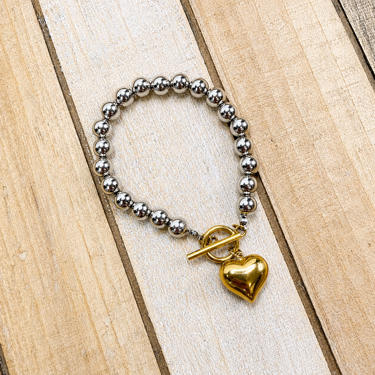 Olive Toggle Bracelet