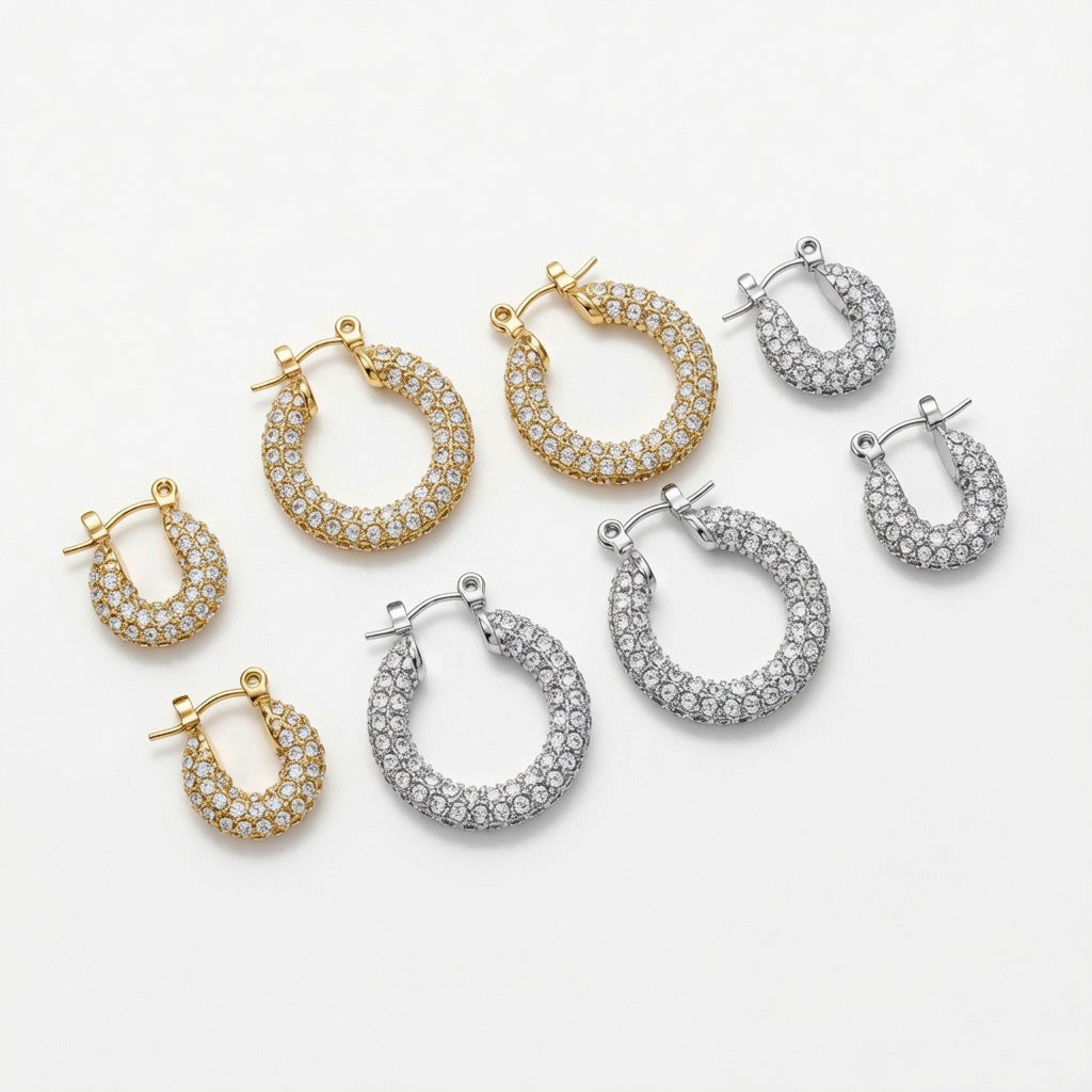 Beatrice Bling Hoops