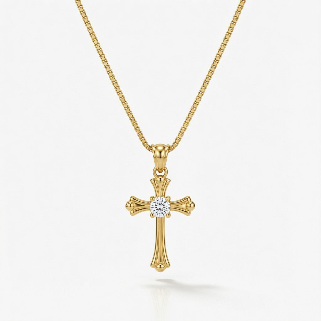 Laura Cross Necklace