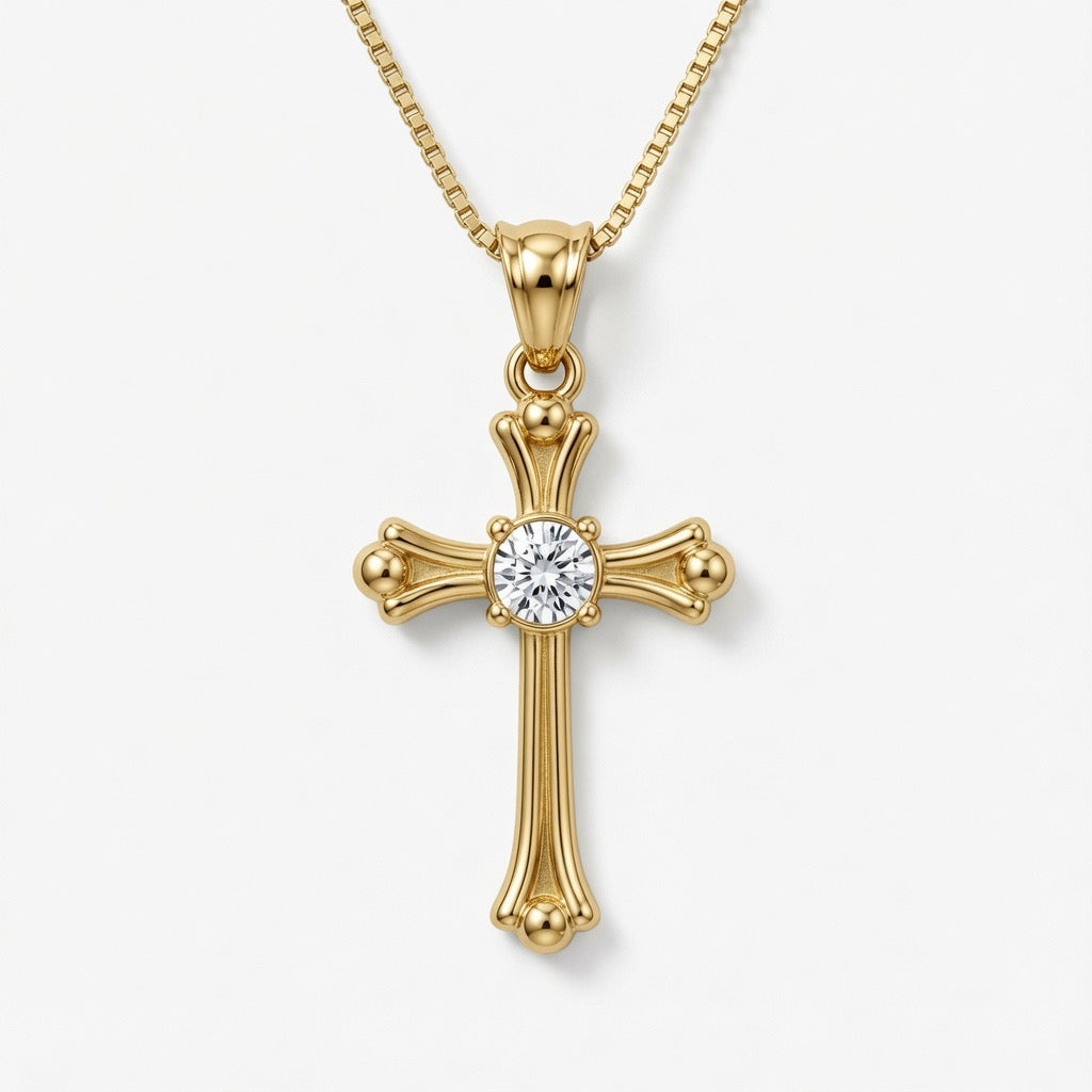 Laura Cross Necklace