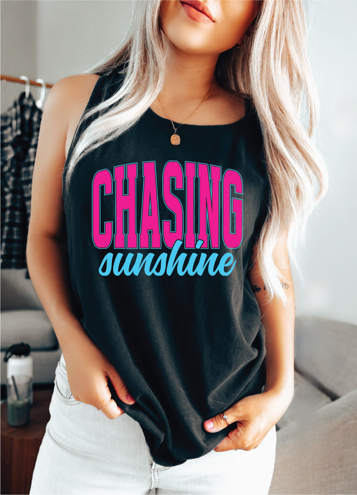Chasing Sunshine- Unisex Tank Top