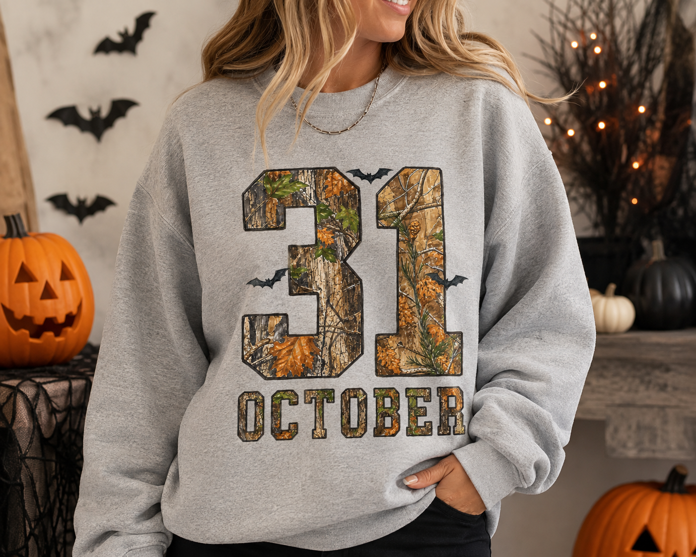 Camo October 31st- Unisex Graphic Sweatshirt/Tee